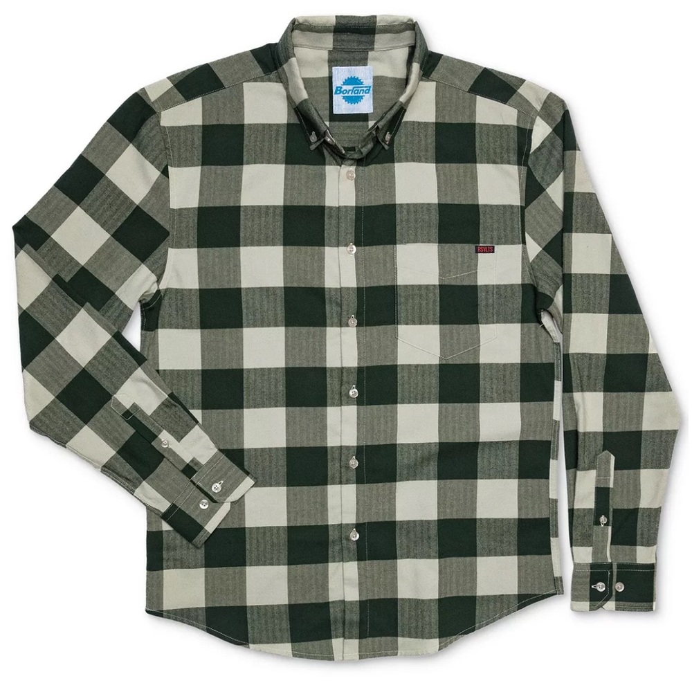 Rsvlts- Men's Plaid Michael Murray Regular-Fit Plaid BorlandFlex Flannel Shirt